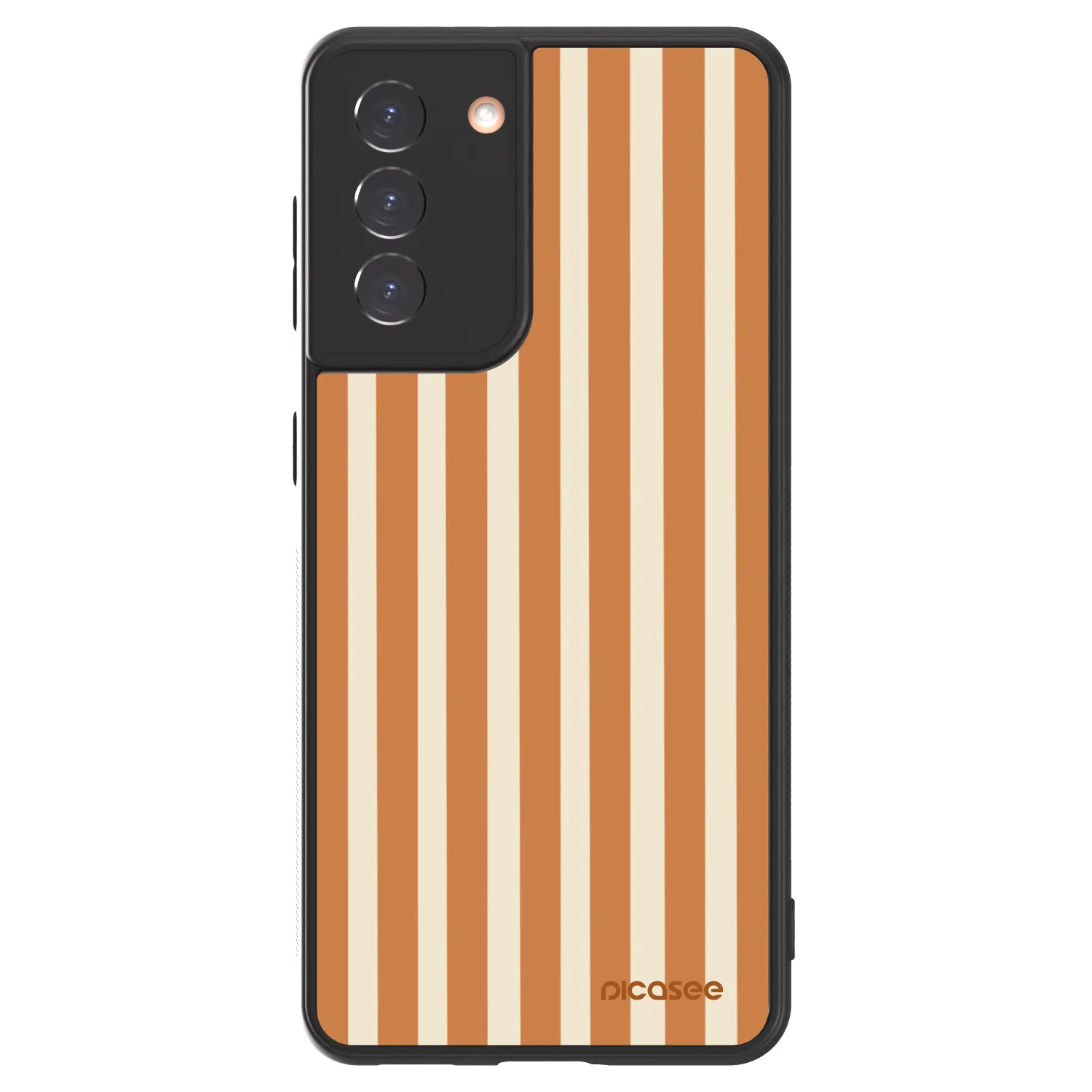 Picasee ULTIMATE CASE za Samsung Galaxy S21 5G G991B - Orange lines