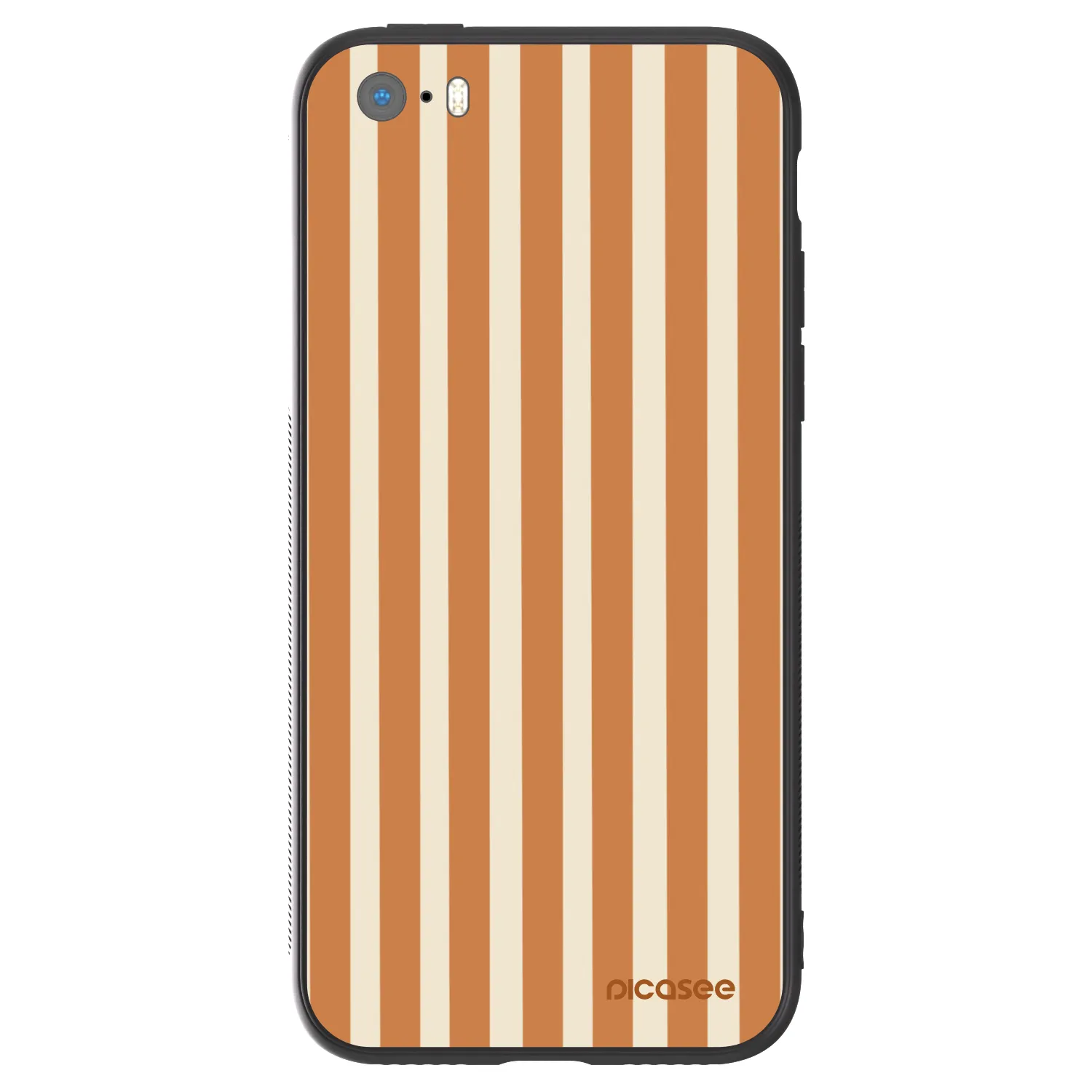 Picasee ULTIMATE CASE za Apple iPhone 5/5S/SE - Orange lines
