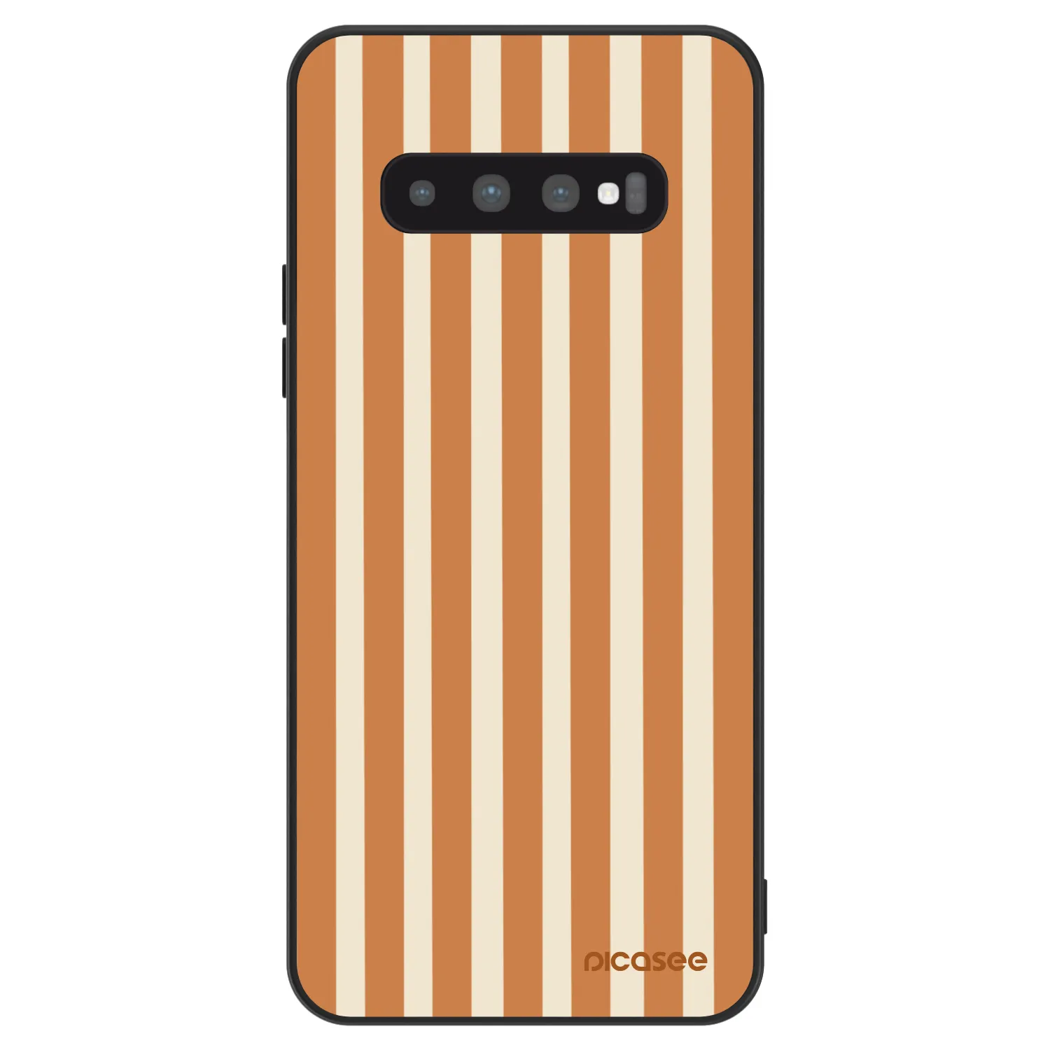 Picasee ULTIMATE CASE za Samsung Galaxy S10 G973 - Orange lines