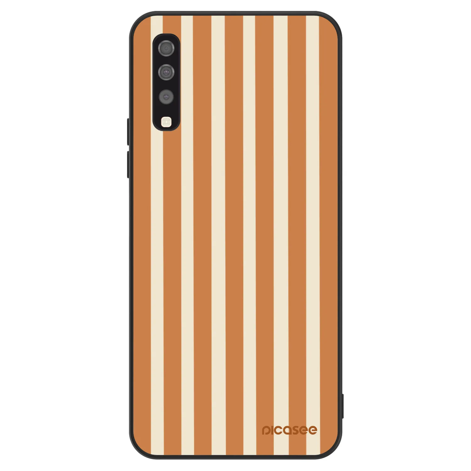 Picasee ULTIMATE CASE za Samsung Galaxy A70 A705F - Orange lines
