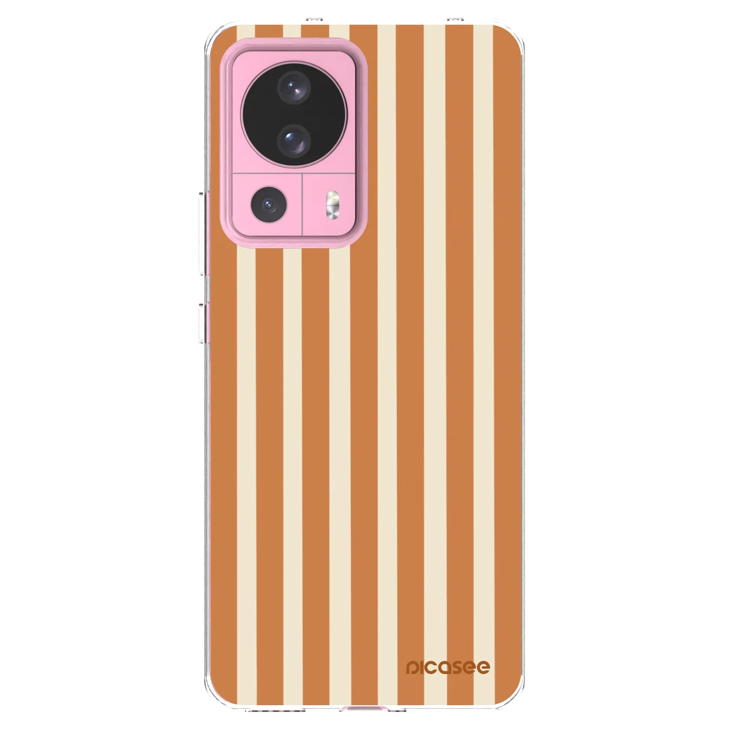Picasee silikonska prozirna maskica za Xiaomi 13 Lite - Orange lines