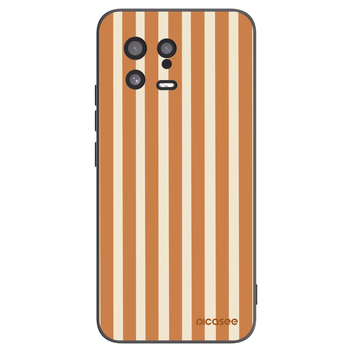 Picasee crna silikonska maskica za Xiaomi 13 - Orange lines