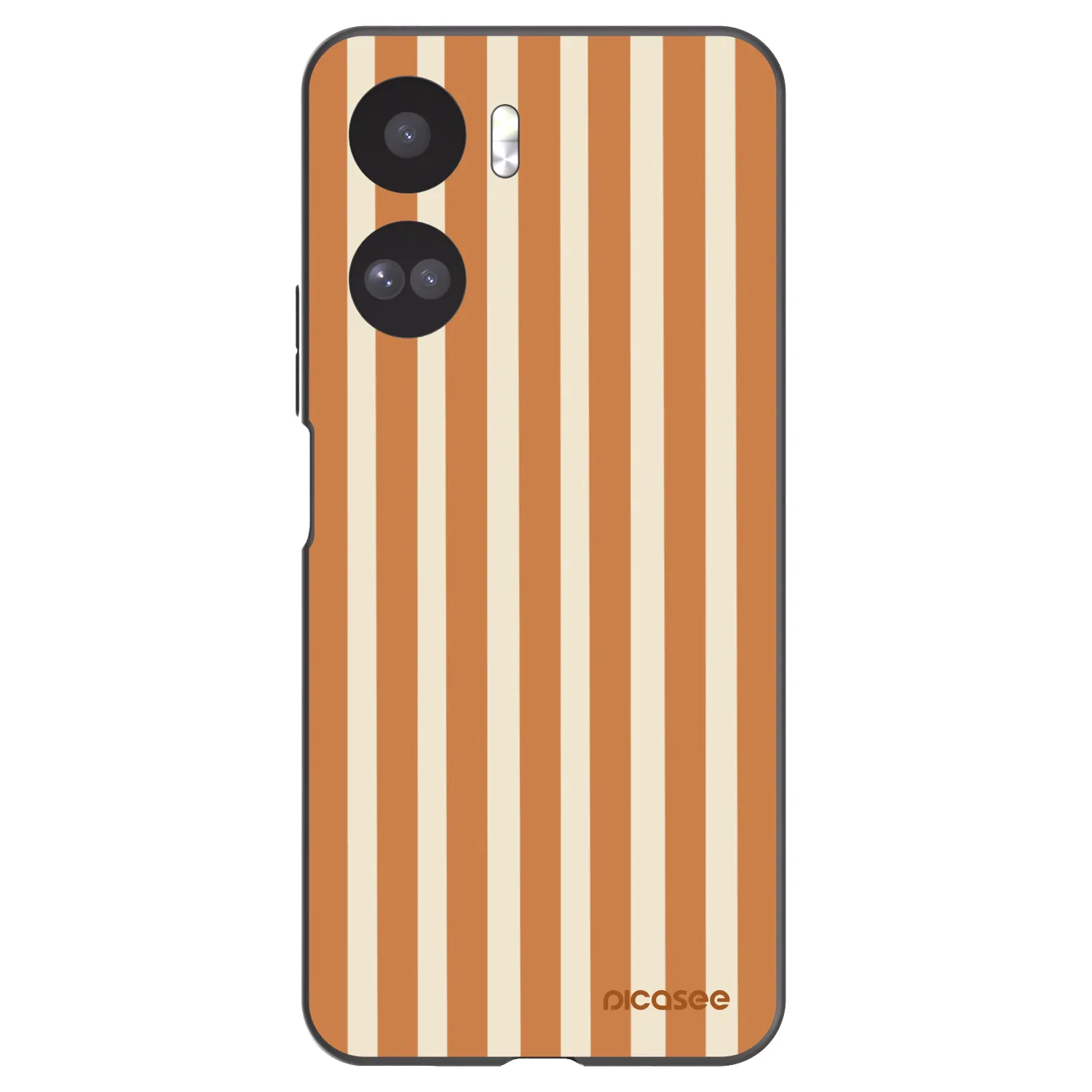 Picasee crna silikonska maskica za Honor 90 Lite 5G - Orange lines