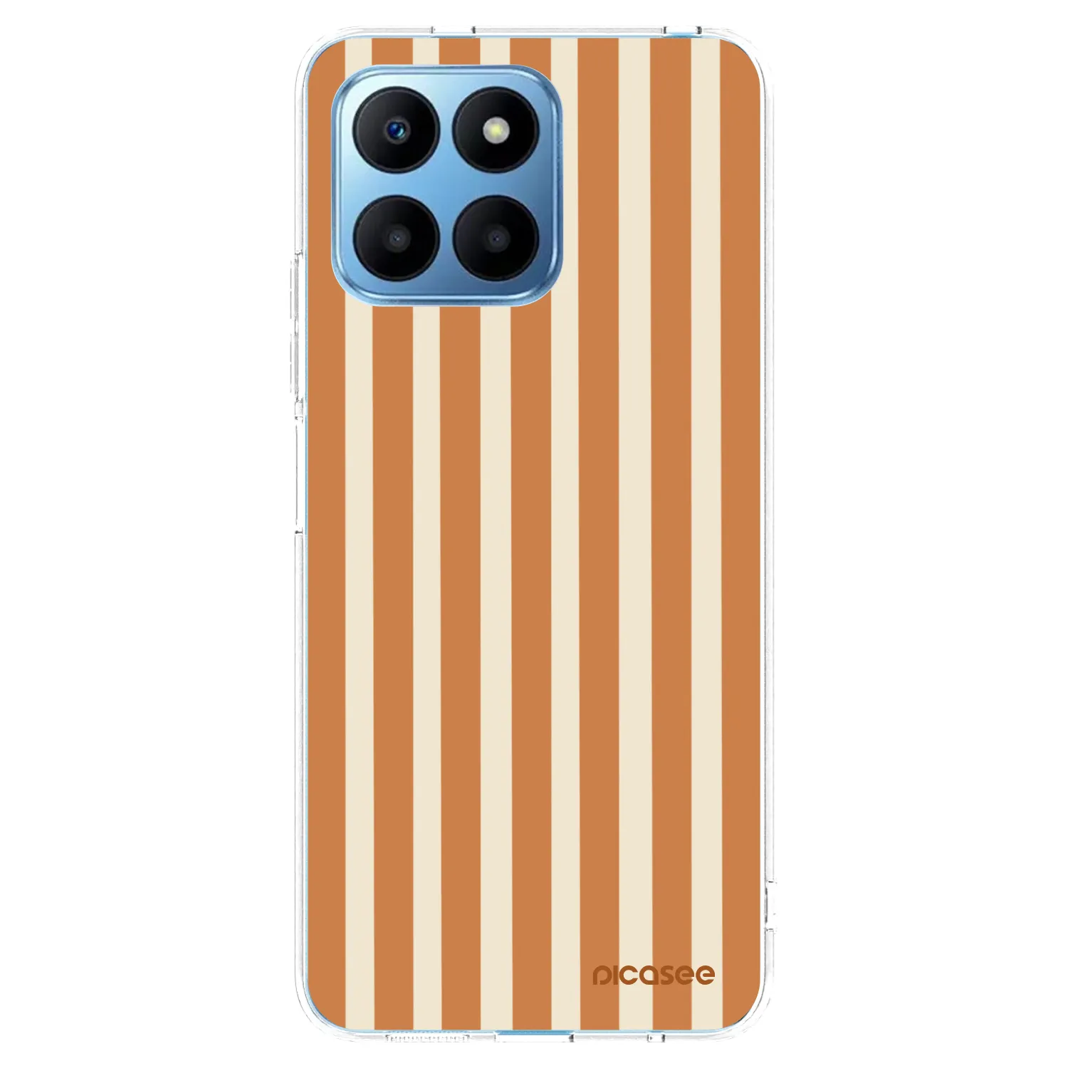 Picasee silikonska prozirna maskica za Honor 70 Lite - Orange lines
