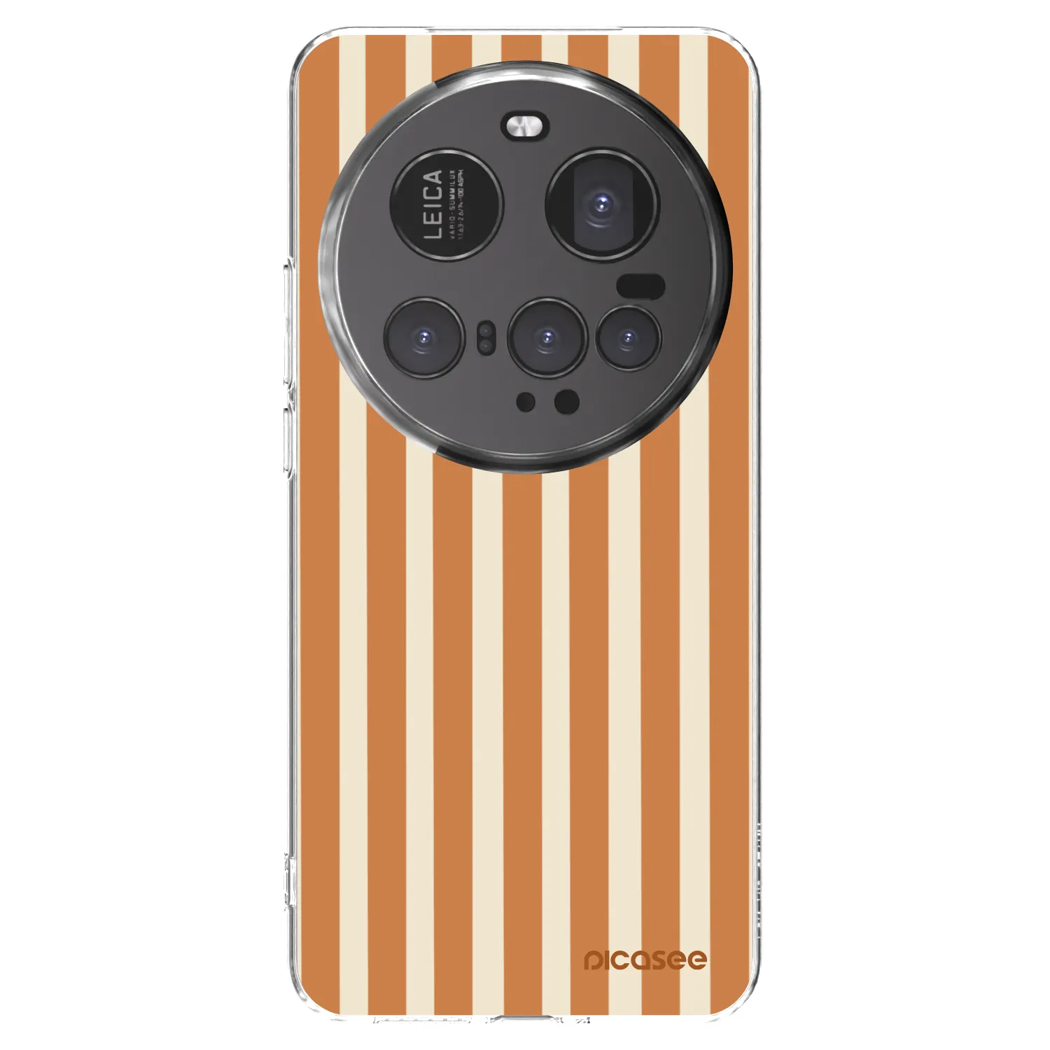 Picasee silikonska prozirna maskica za Xiaomi 15 Ultra - Orange lines