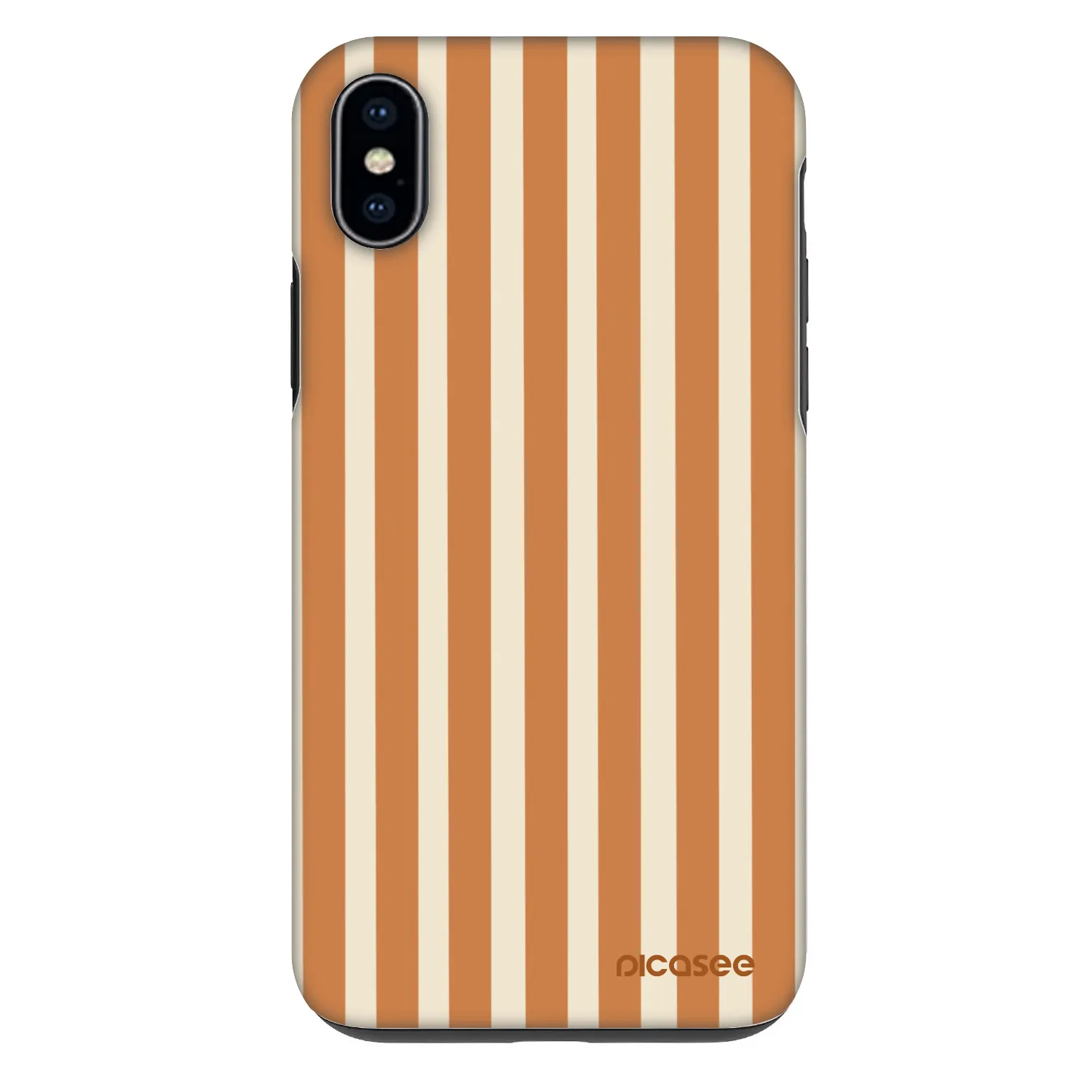 Picasee Fashion Case za Apple iPhone XS Max - Orange lines