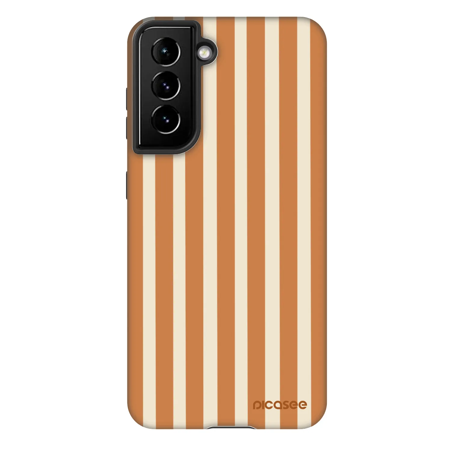 Picasee Fashion Case za Samsung Galaxy S21 5G G991B - Orange lines