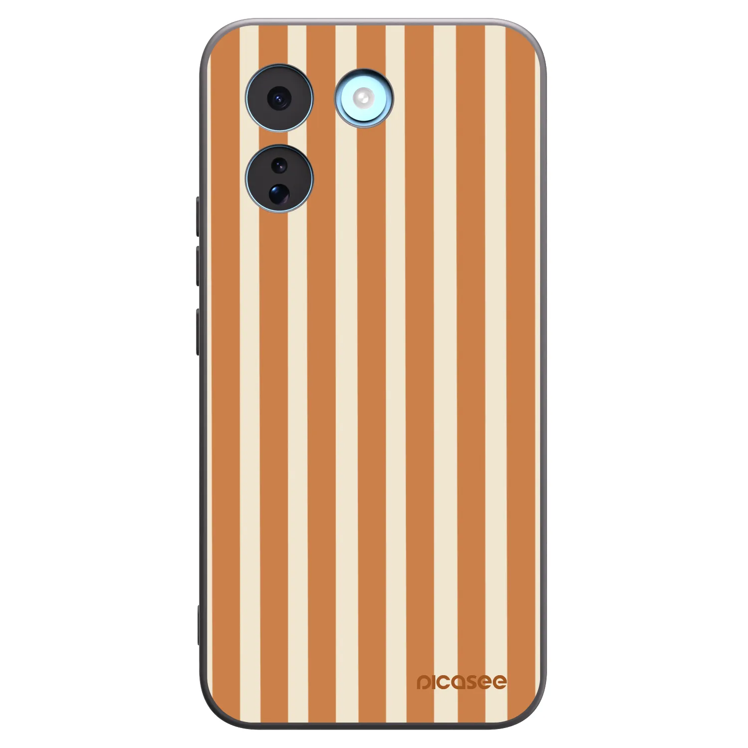 Picasee crna silikonska maskica za Xiaomi Redmi Note 17 Pro MAX 5G - Orange lines