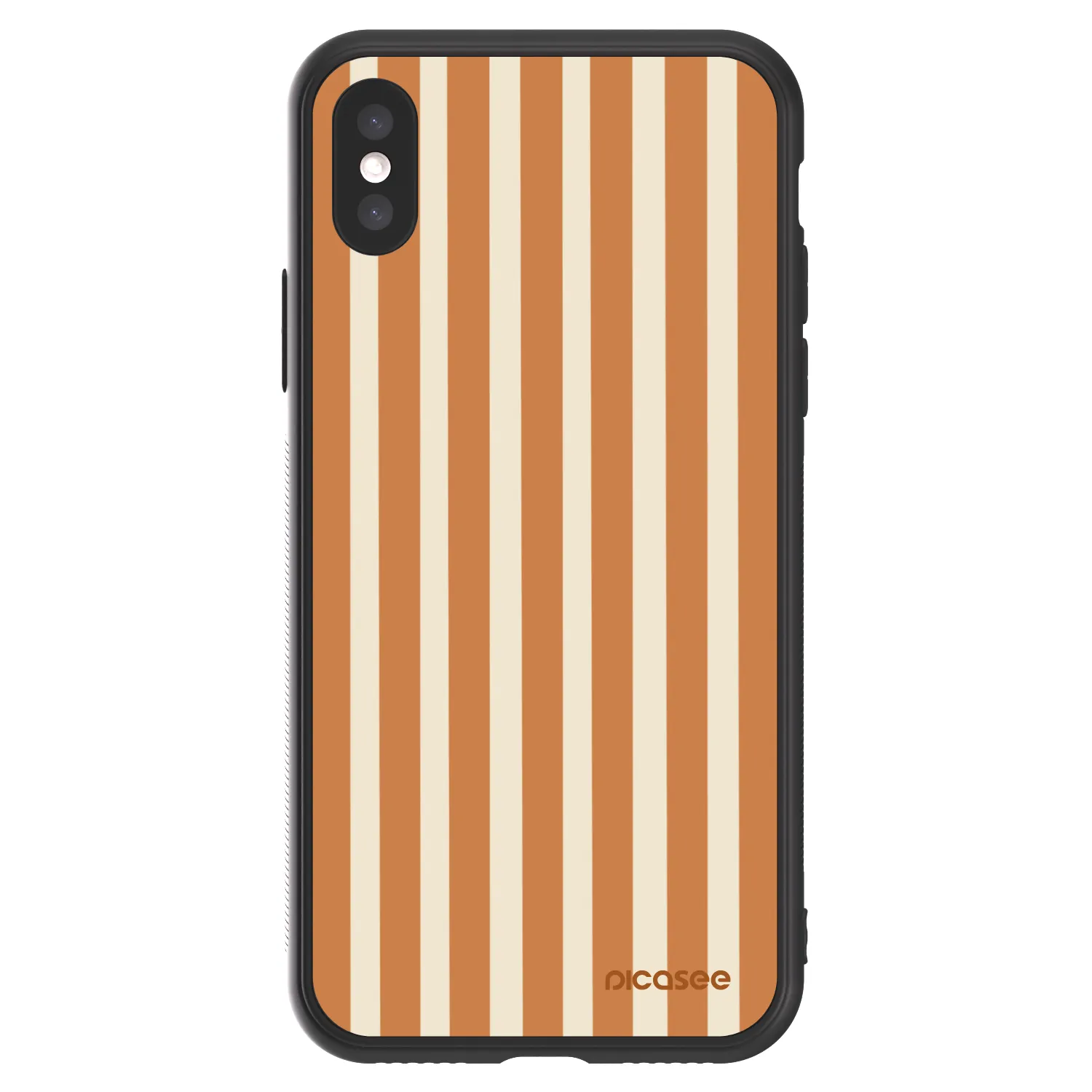Picasee ULTIMATE CASE za Apple iPhone X/XS - Orange lines
