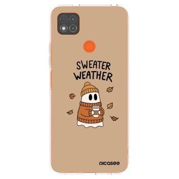 Picasee silikonska prozirna maskica za Xiaomi Redmi 9C - Sweater ghost
