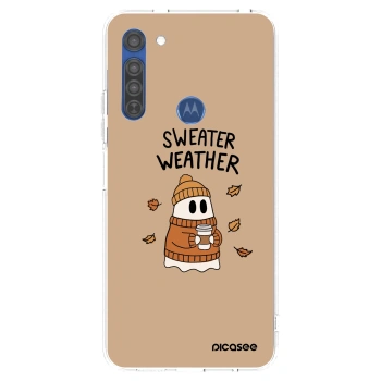 Maskica za Motorola Moto G8 - Sweater ghost