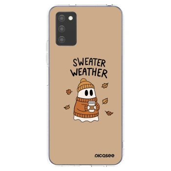 Maskica za Samsung Galaxy A02s A025G - Sweater ghost