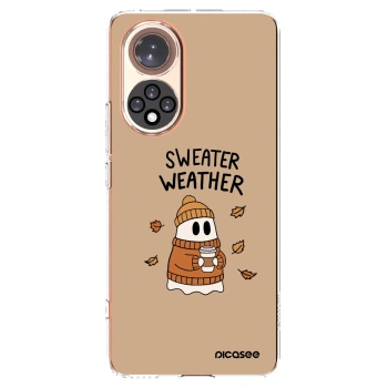 Picasee silikonska prozirna maskica za Honor 50 5G - Sweater ghost