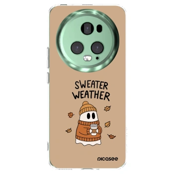 Picasee silikonska prozirna maskica za Honor Magic5 Pro - Sweater ghost