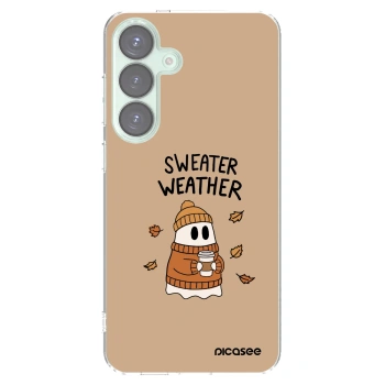 Picasee silikonska prozirna maskica za Samsung Galaxy S25+ 5G - Sweater ghost