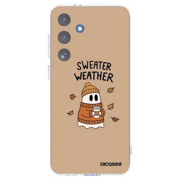 Picasee silikonska prozirna maskica za Samsung Galaxy S25 FE 5G - Sweater ghost