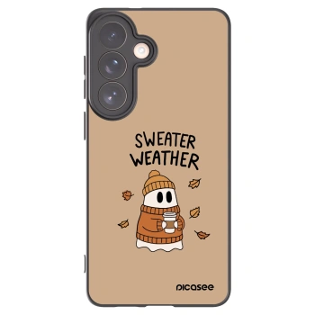 Picasee crna silikonska maskica za Samsung Galaxy S26+ - Sweater ghost