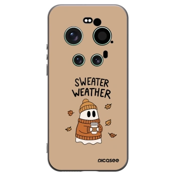 Picasee crna silikonska maskica za Xiaomi 17 Ultra - Sweater ghost