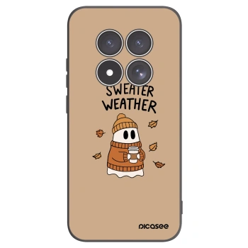 Picasee crna silikonska maskica za Xiaomi Redmi Note 15 Pro 5G - Sweater ghost