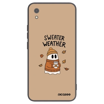 Picasee crna silikonska maskica za Xiaomi Redmi 7A - Sweater ghost