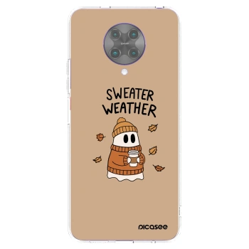 Picasee silikonska prozirna maskica za Xiaomi Poco F2 Pro - Sweater ghost