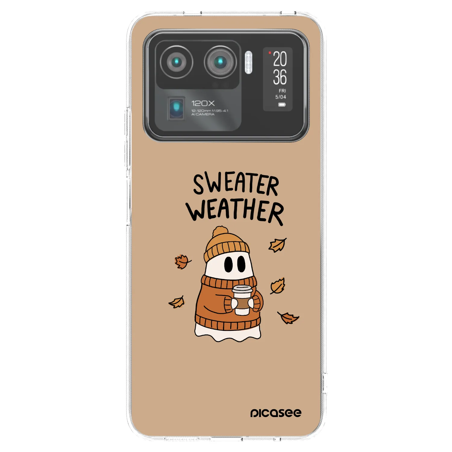 Picasee silikonska prozirna maskica za Xiaomi Mi 11 Ultra - Sweater ghost