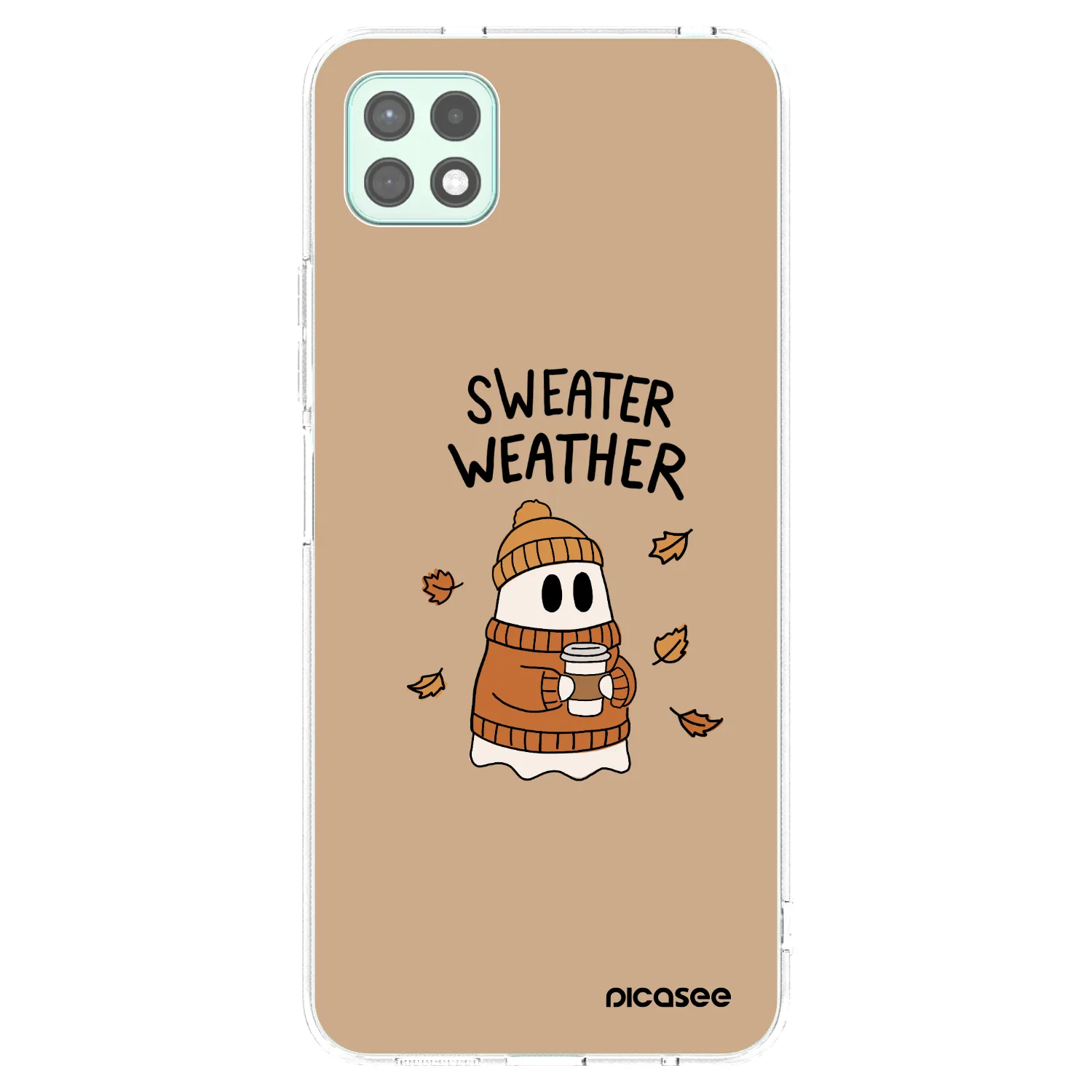 Picasee silikonska prozirna maskica za Samsung Galaxy A22 A226B 5G - Sweater ghost