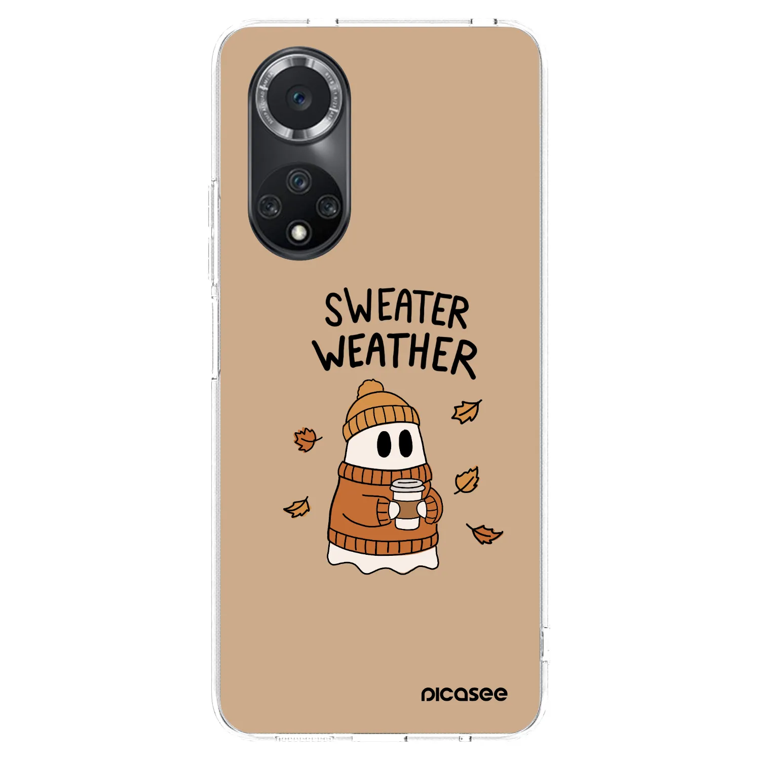 Picasee silikonska prozirna maskica za Huawei Nova 9 SE - Sweater ghost