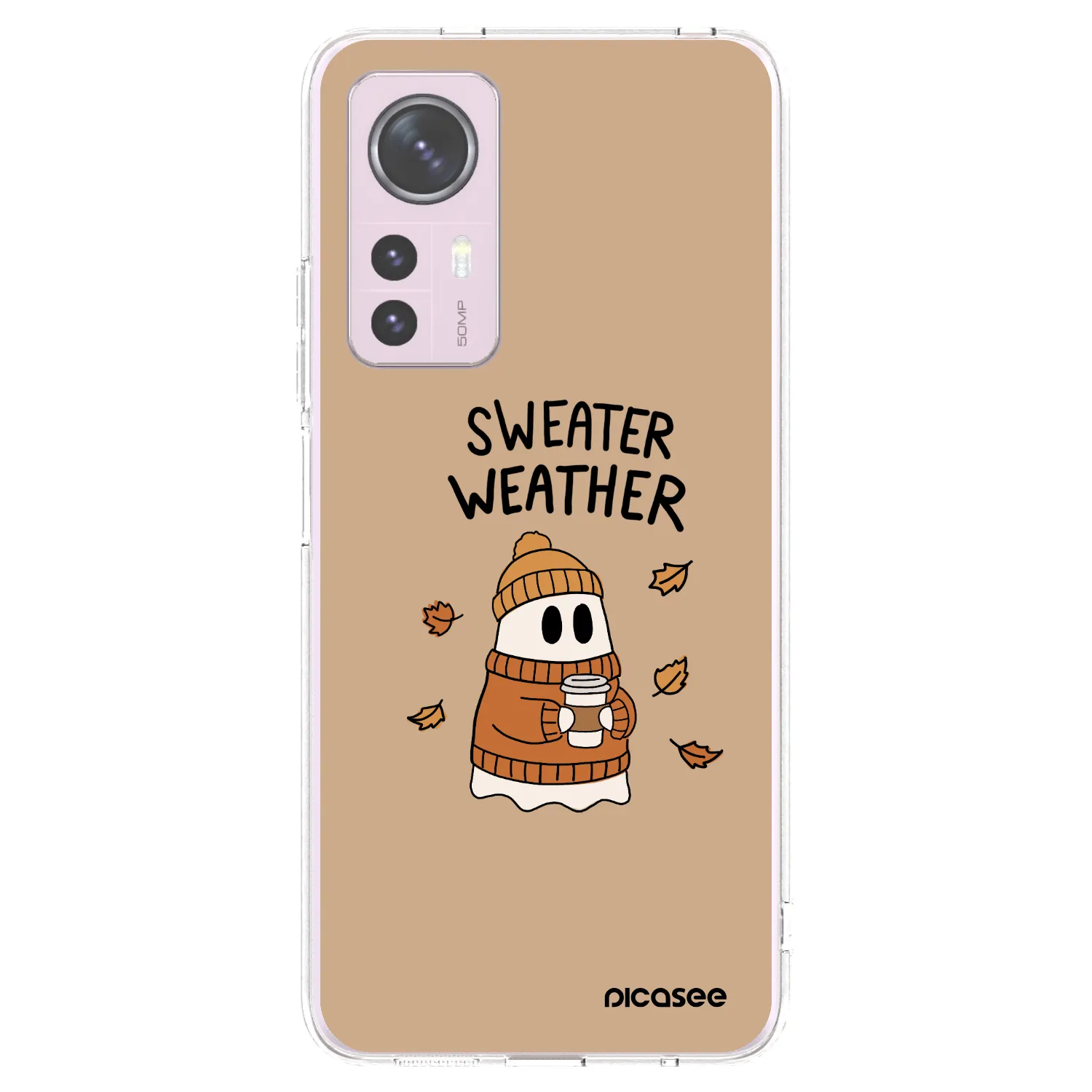 Picasee silikonska prozirna maskica za Xiaomi 12 - Sweater ghost
