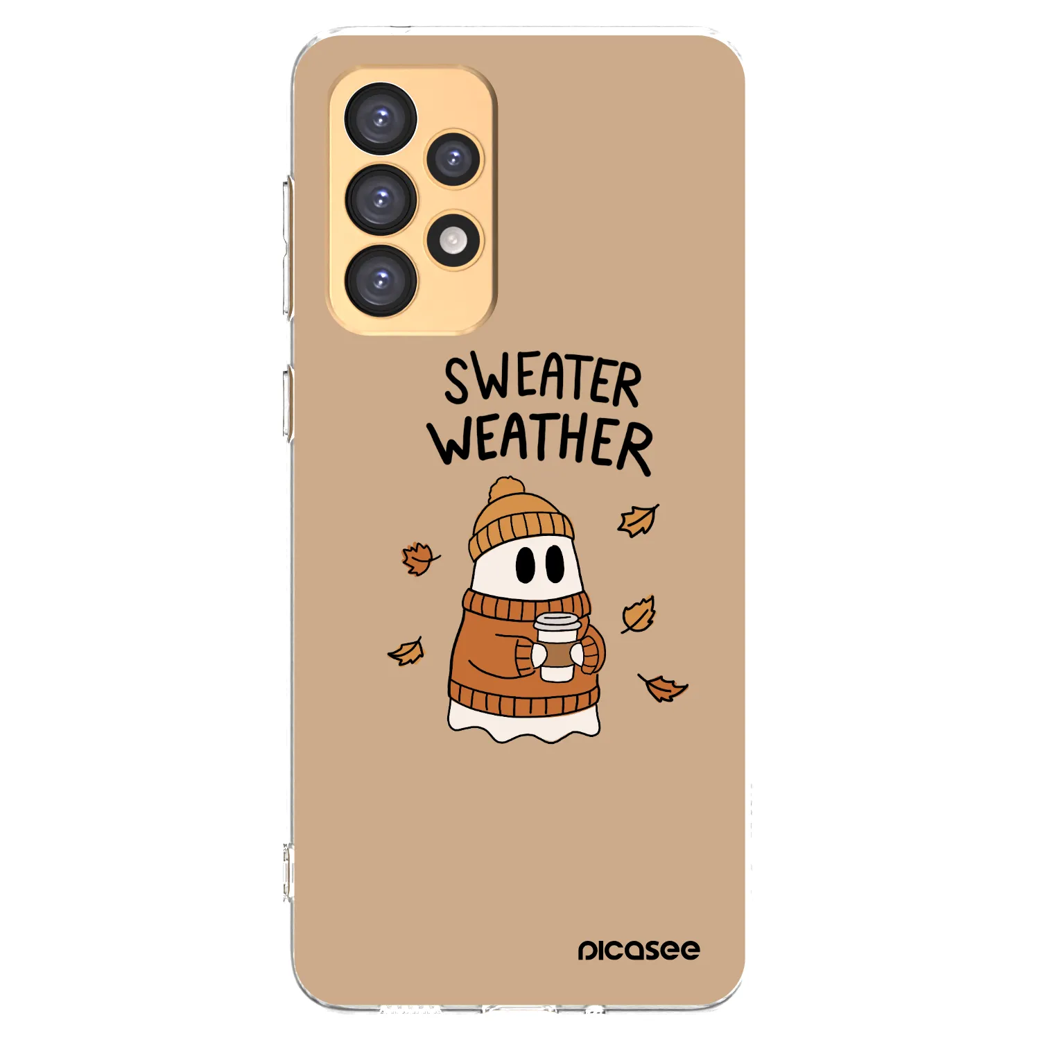 Picasee silikonska prozirna maskica za Samsung Galaxy A33 5G A336 - Sweater ghost