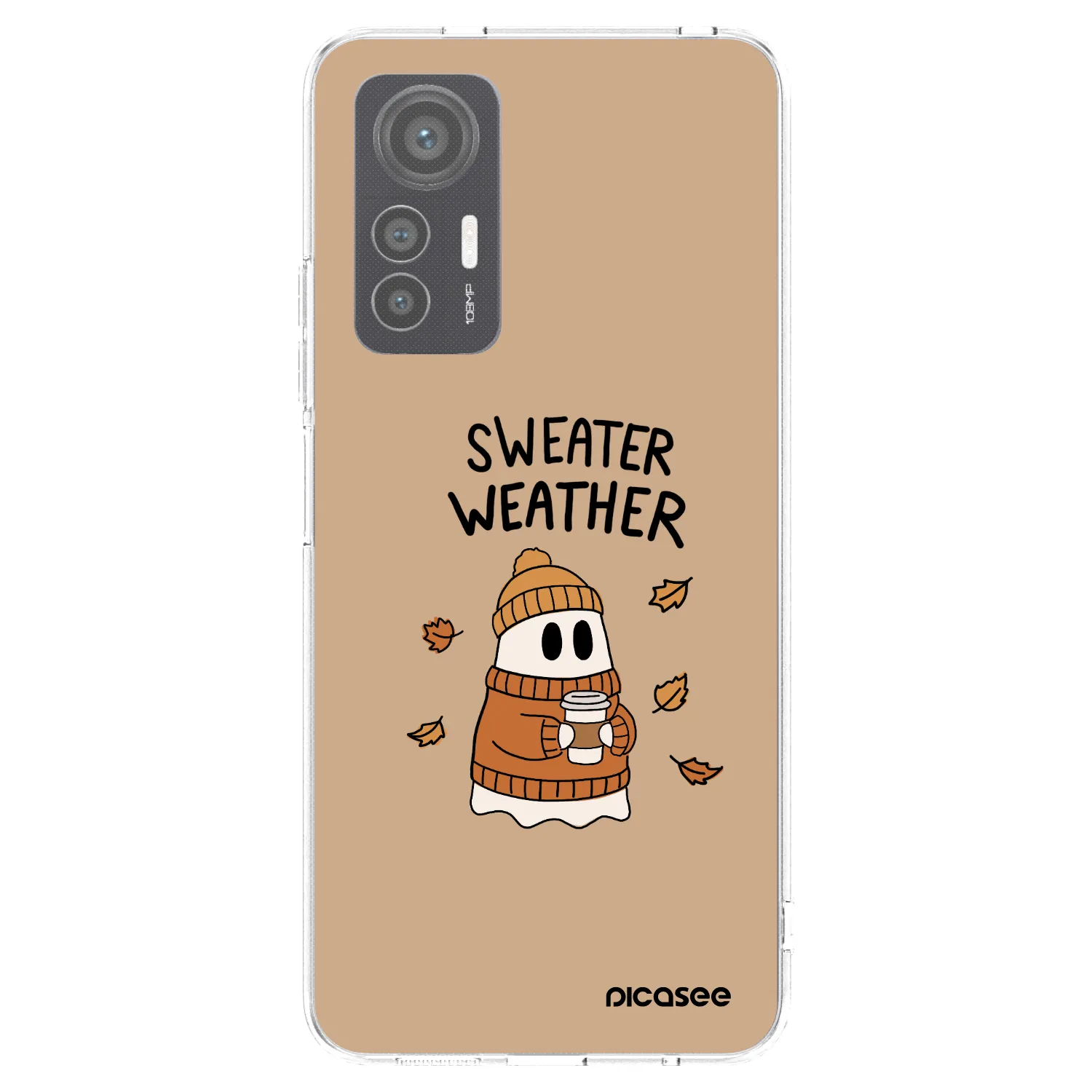 Picasee silikonska prozirna maskica za Xiaomi 12 Lite - Sweater ghost