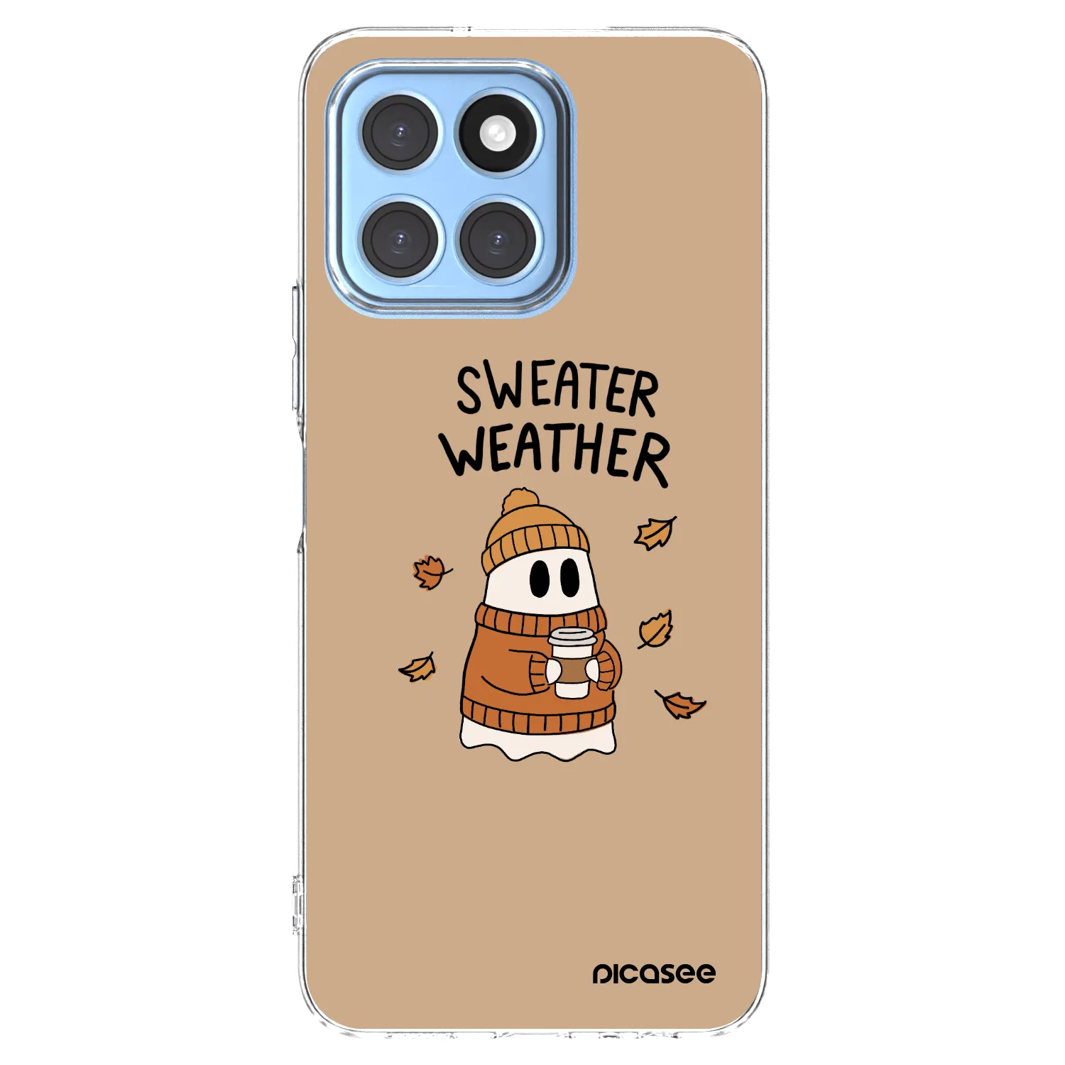 Picasee silikonska prozirna maskica za Honor X6 - Sweater ghost