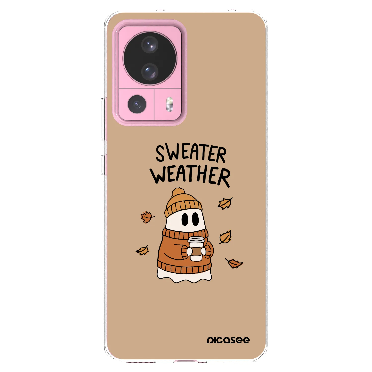 Picasee silikonska prozirna maskica za Xiaomi 13 Lite - Sweater ghost