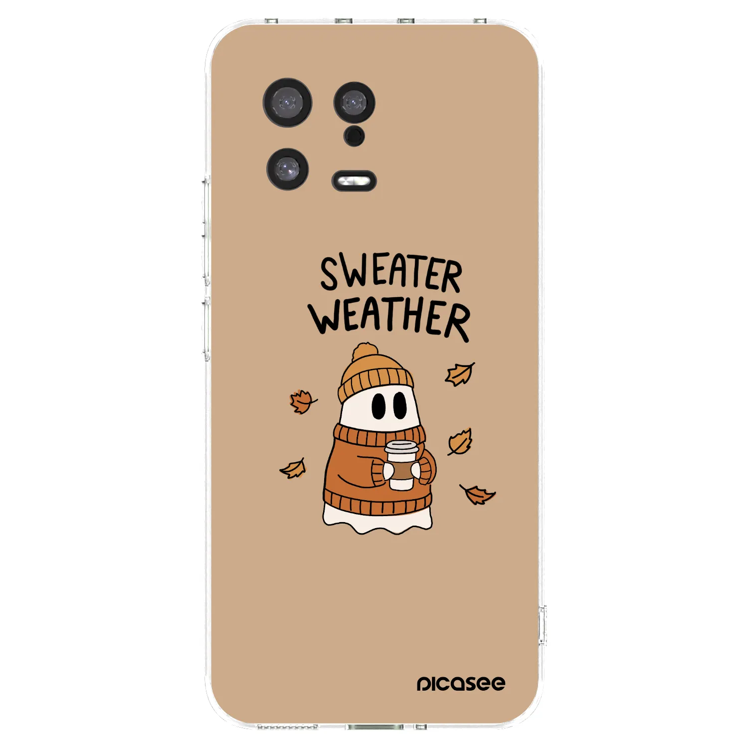 Picasee silikonska prozirna maskica za Xiaomi 13 - Sweater ghost