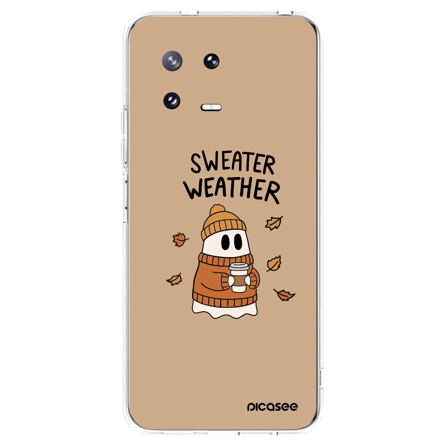 Picasee silikonska prozirna maskica za Xiaomi 13 Pro - Sweater ghost