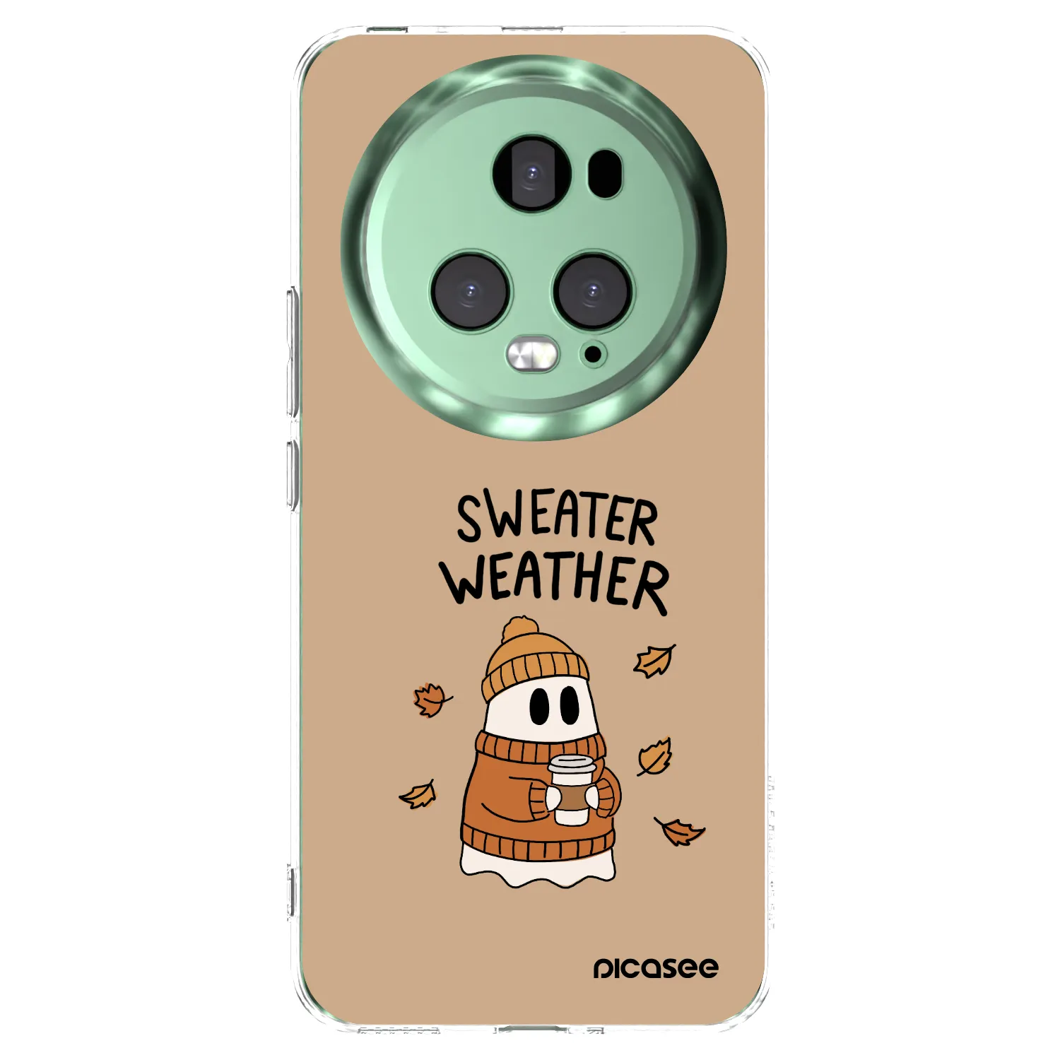 Picasee silikonska prozirna maskica za Honor Magic5 Pro - Sweater ghost
