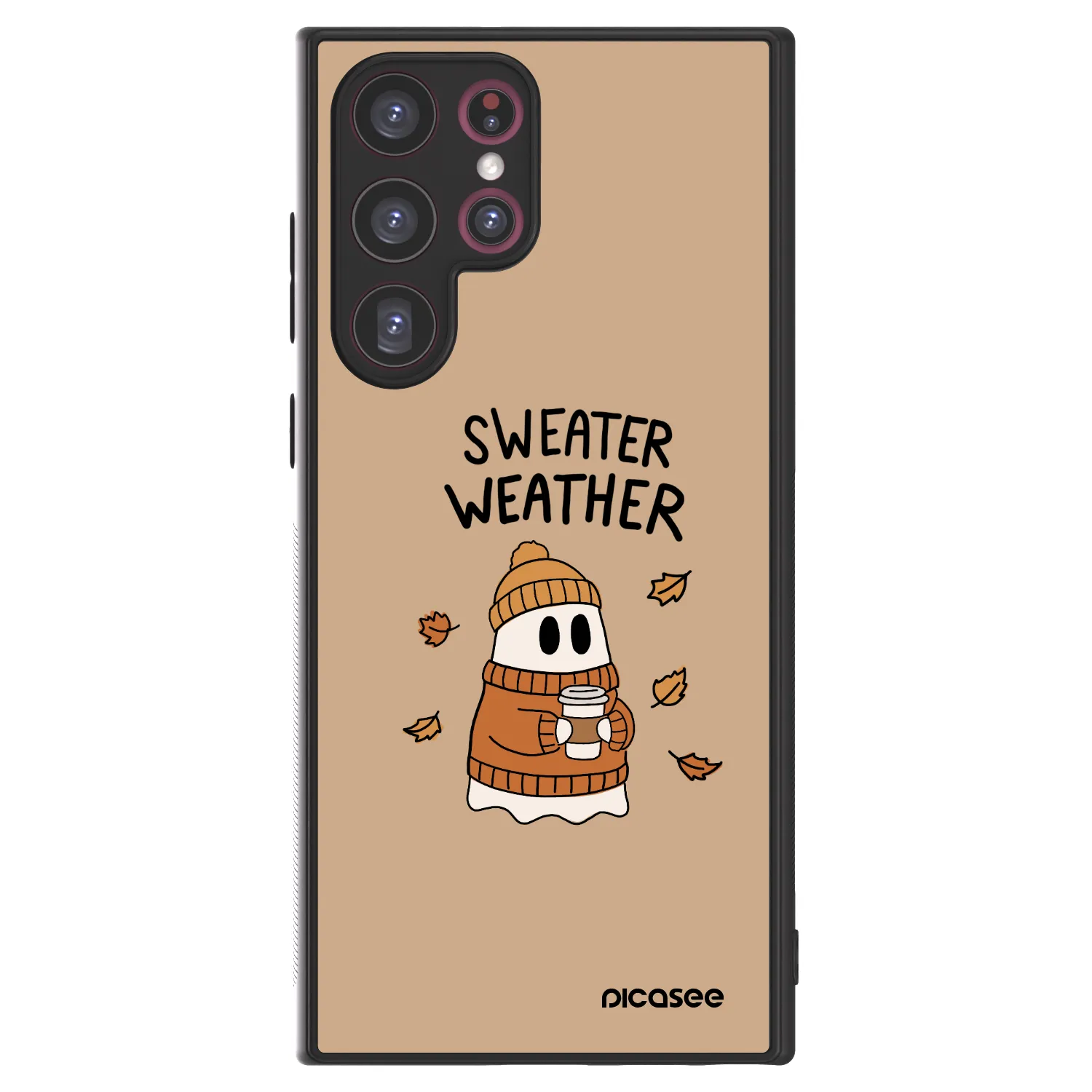 Picasee ULTIMATE CASE PowerShare za Samsung Galaxy S22 Ultra 5G - Sweater ghost