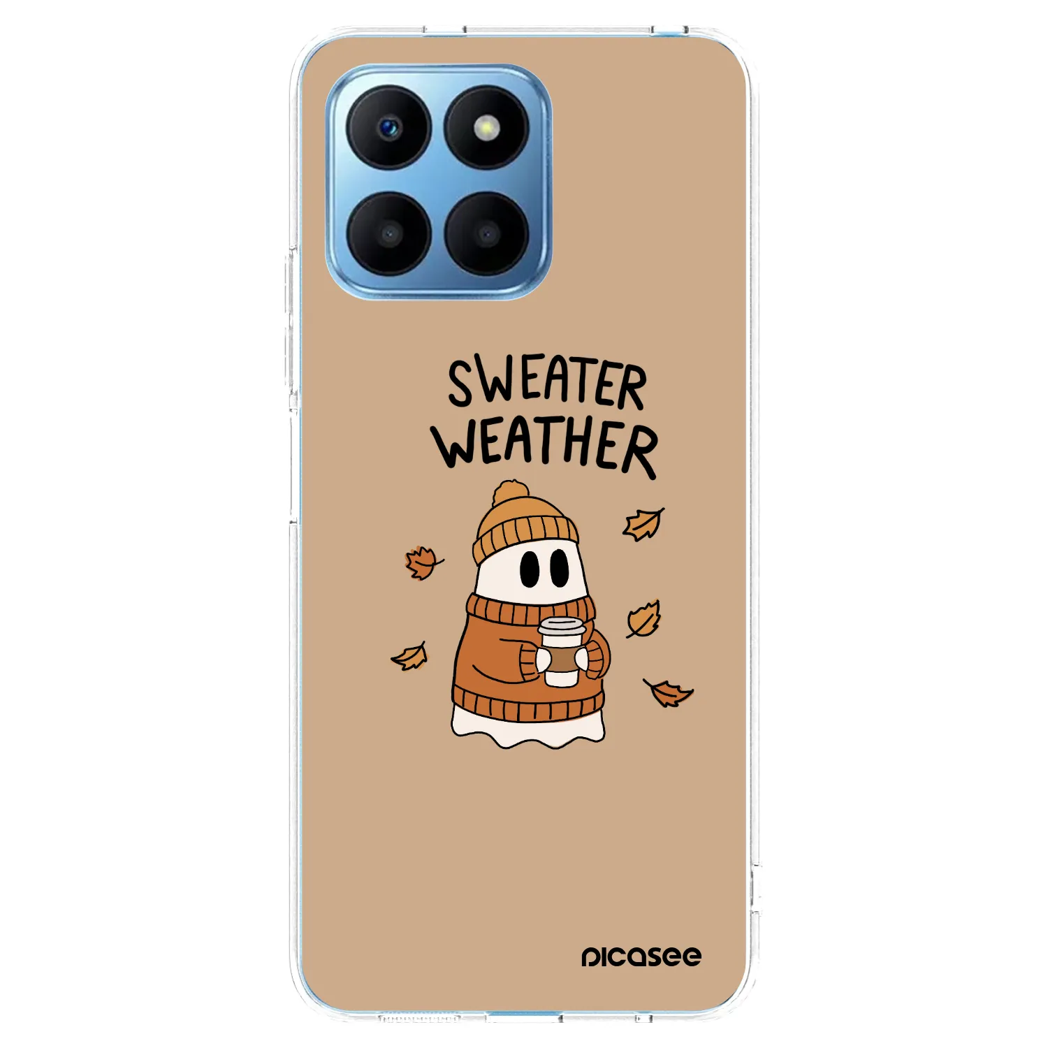 Picasee silikonska prozirna maskica za Honor 70 Lite - Sweater ghost