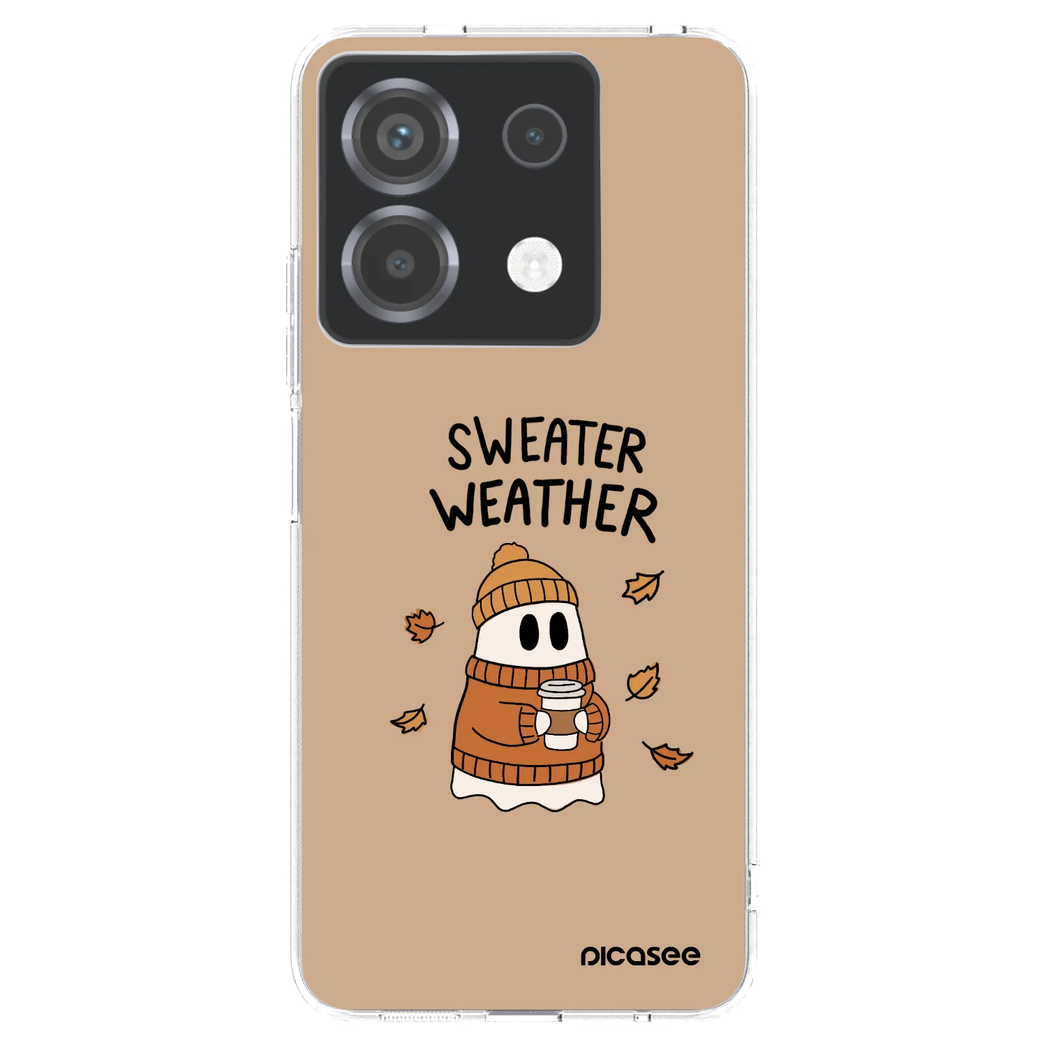 Picasee silikonska prozirna maskica za Xiaomi Poco X6 - Sweater ghost
