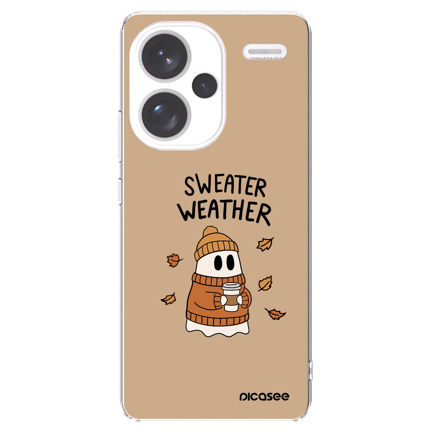 Picasee silikonska prozirna maskica za Xiaomi Redmi Note 13 Pro+ 5G - Sweater ghost