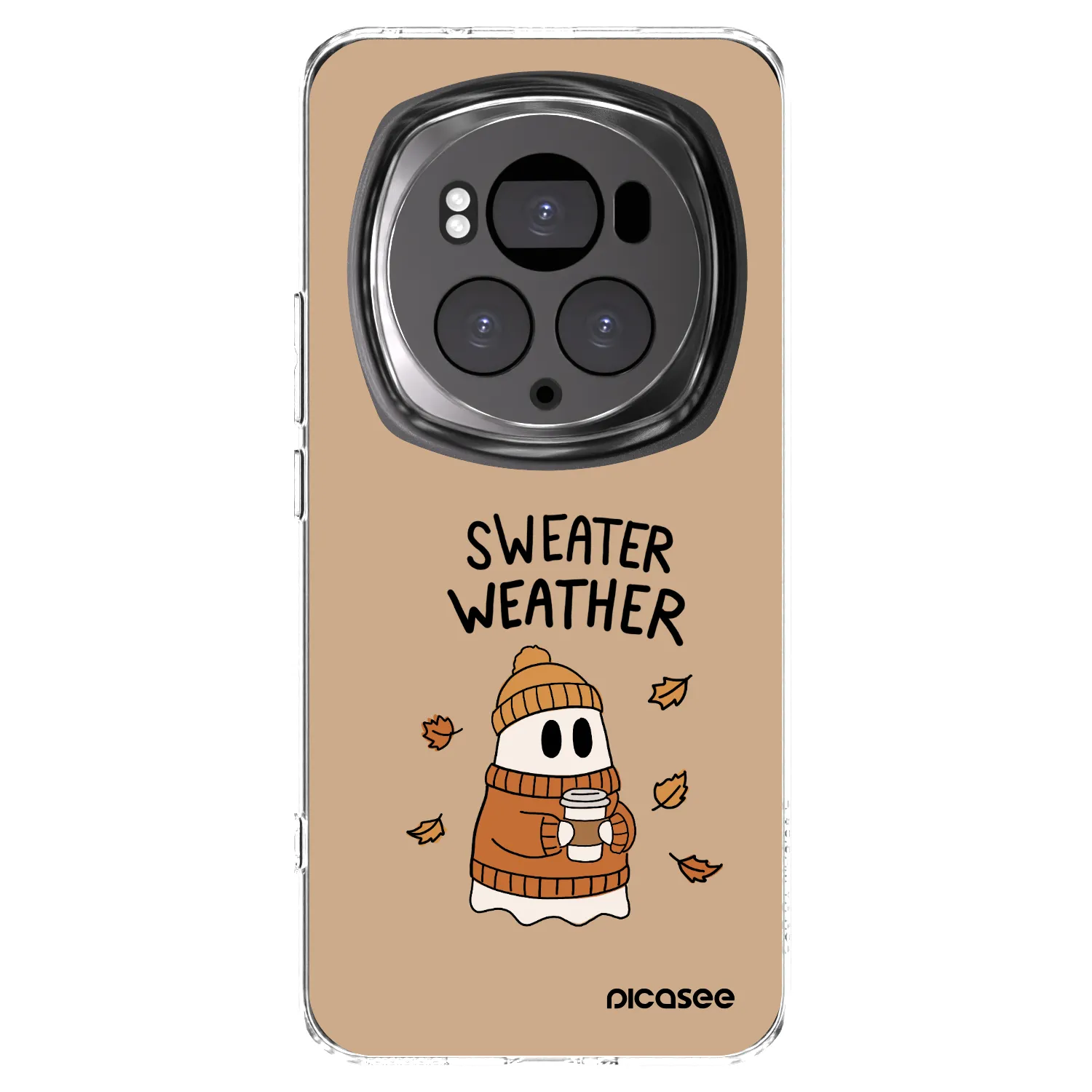 Picasee silikonska prozirna maskica za Honor Magic6 Pro - Sweater ghost
