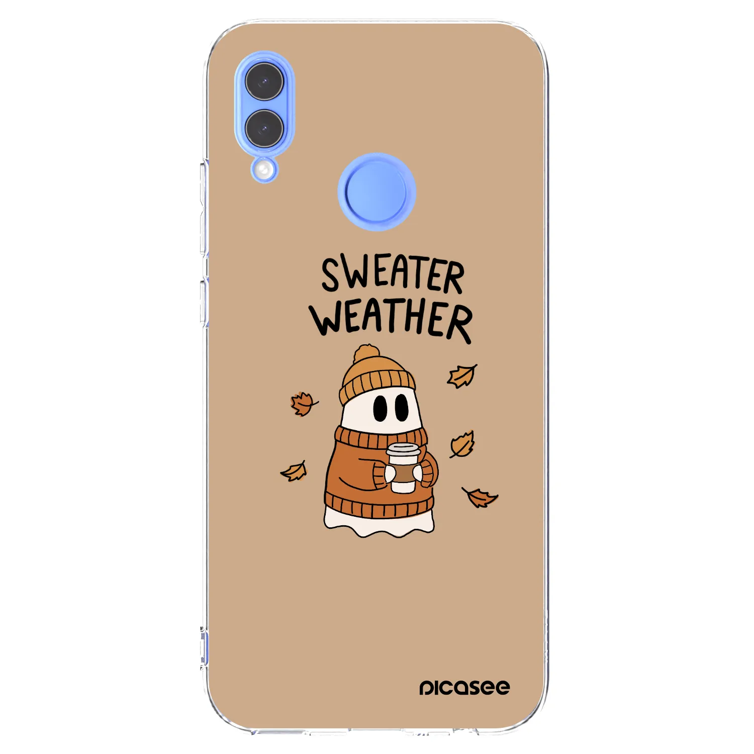 Picasee silikonska prozirna maskica za Honor 10 Lite - Sweater ghost
