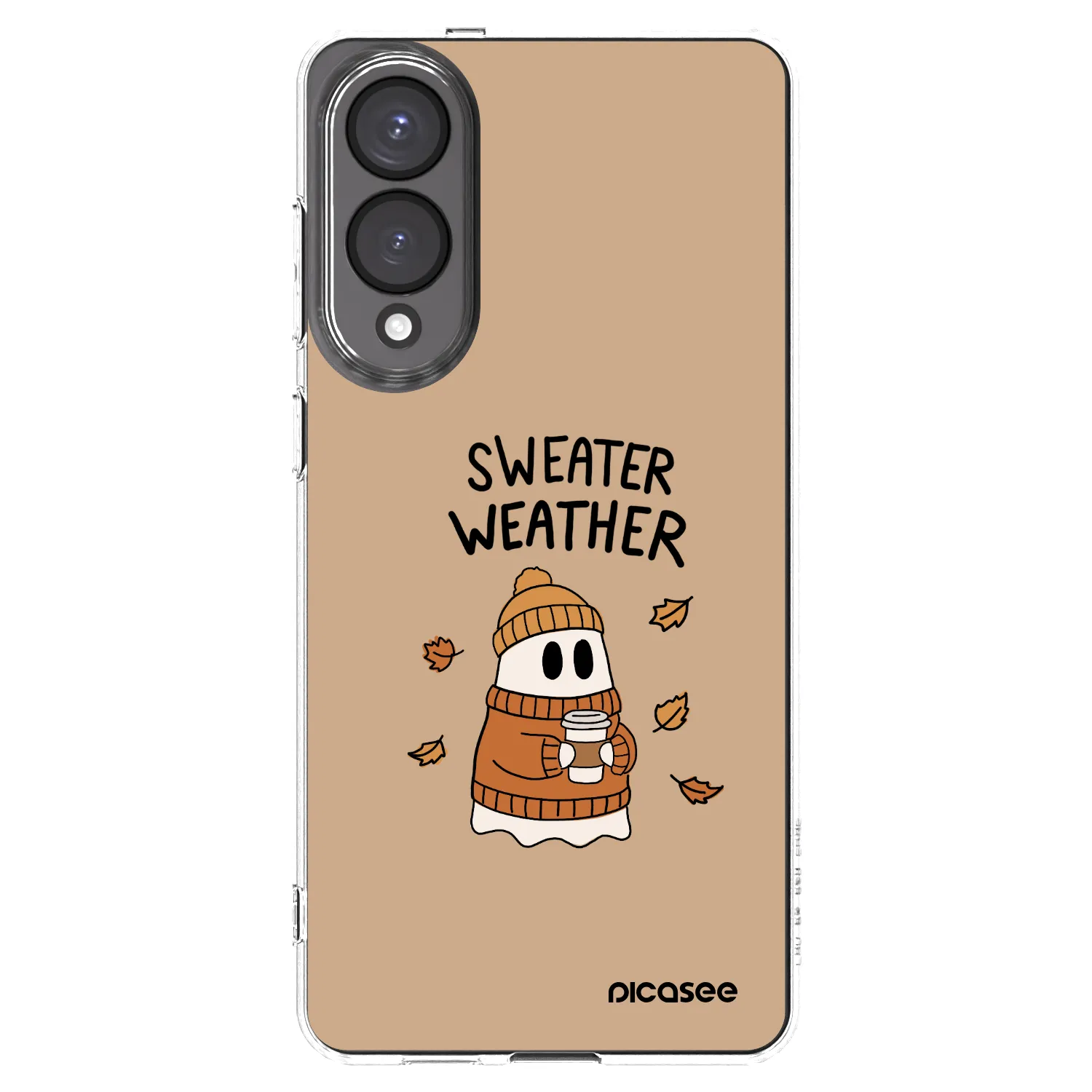 Picasee silikonska prozirna maskica za Samsung Galaxy S25 Edge 5G - Sweater ghost