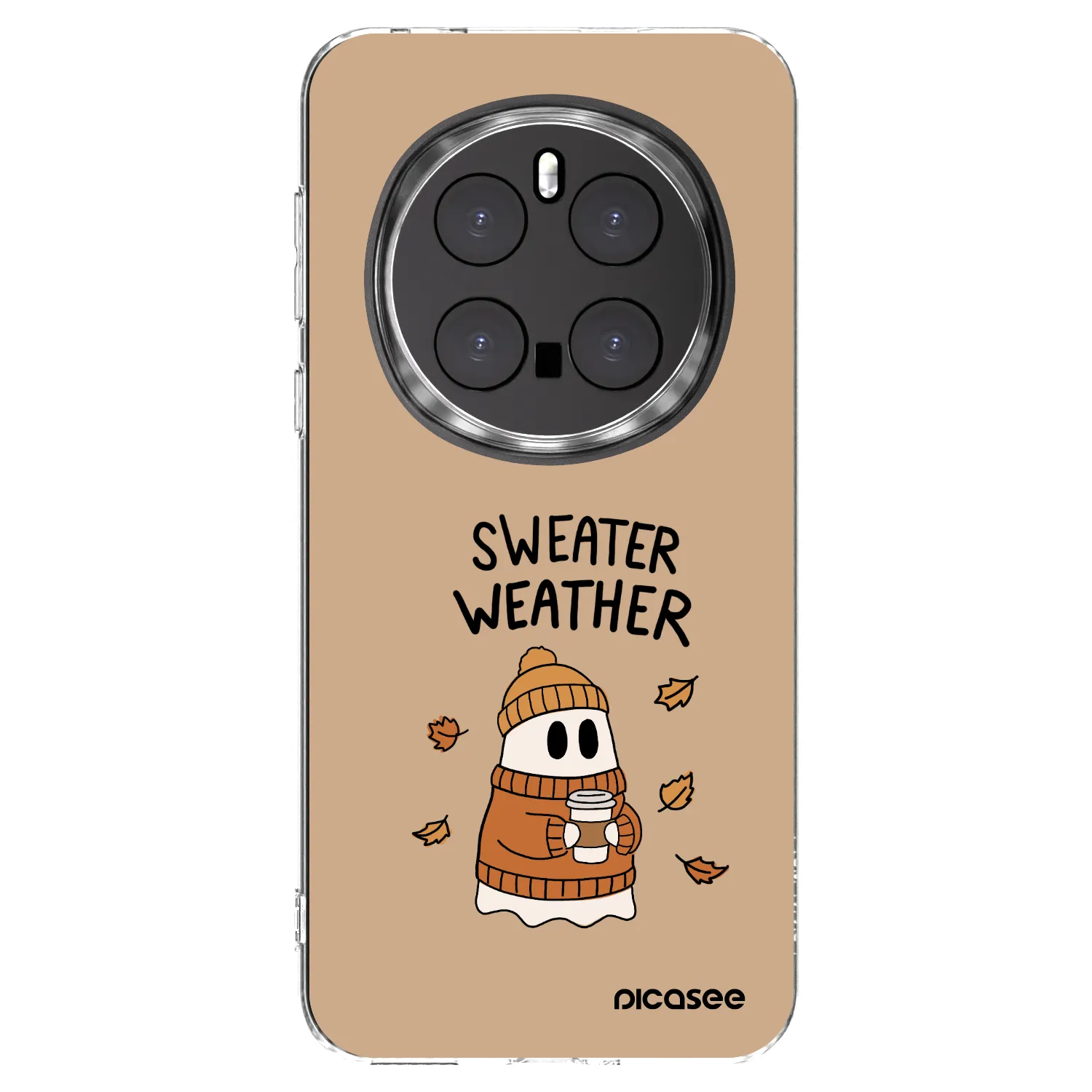 Picasee silikonska prozirna maskica za Honor Magic7 Pro 5G - Sweater ghost