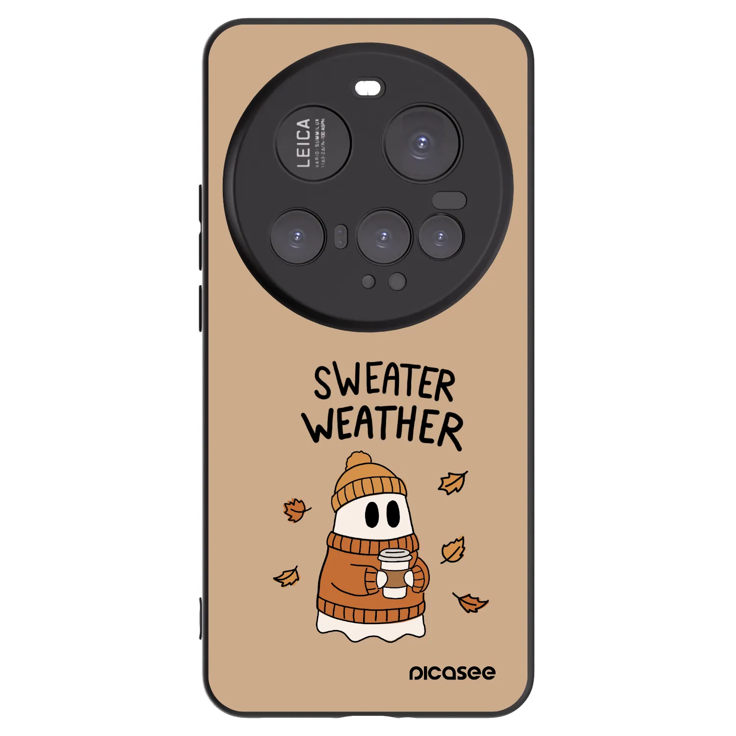 Picasee crna silikonska maskica za Xiaomi 15 Ultra - Sweater ghost