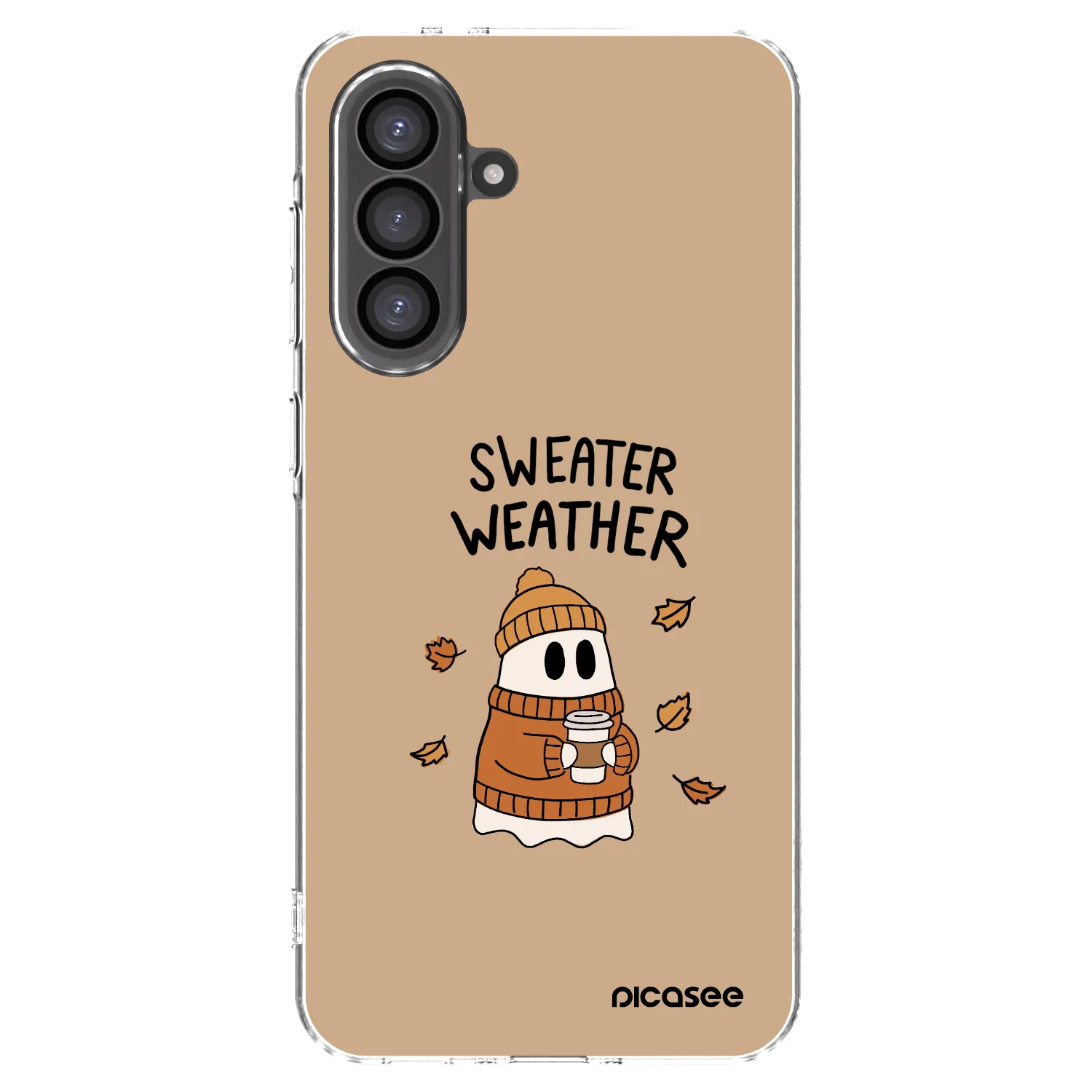 Picasee silikonska prozirna maskica za Samsung Galaxy A36 5G - Sweater ghost