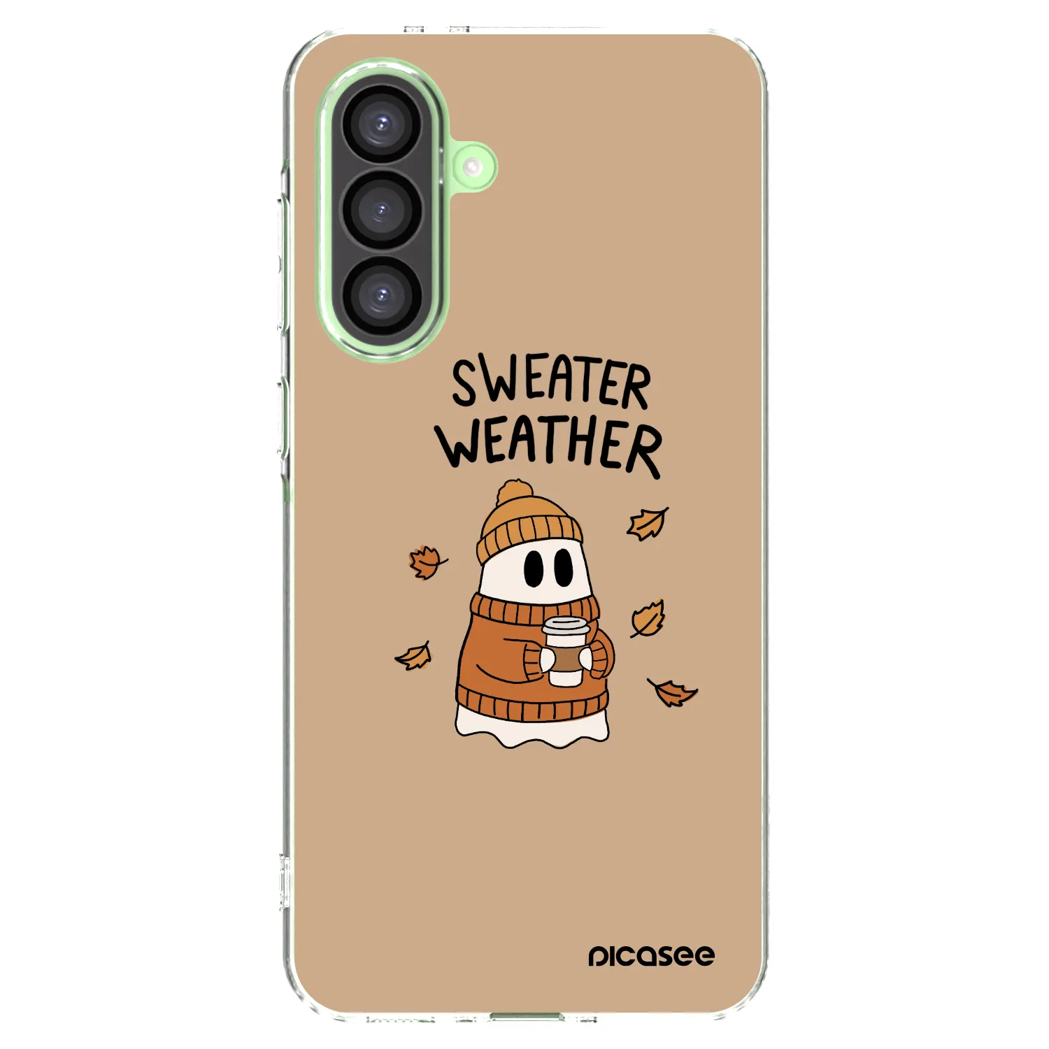 Picasee silikonska prozirna maskica za Samsung Galaxy A26 5G A266B - Sweater ghost