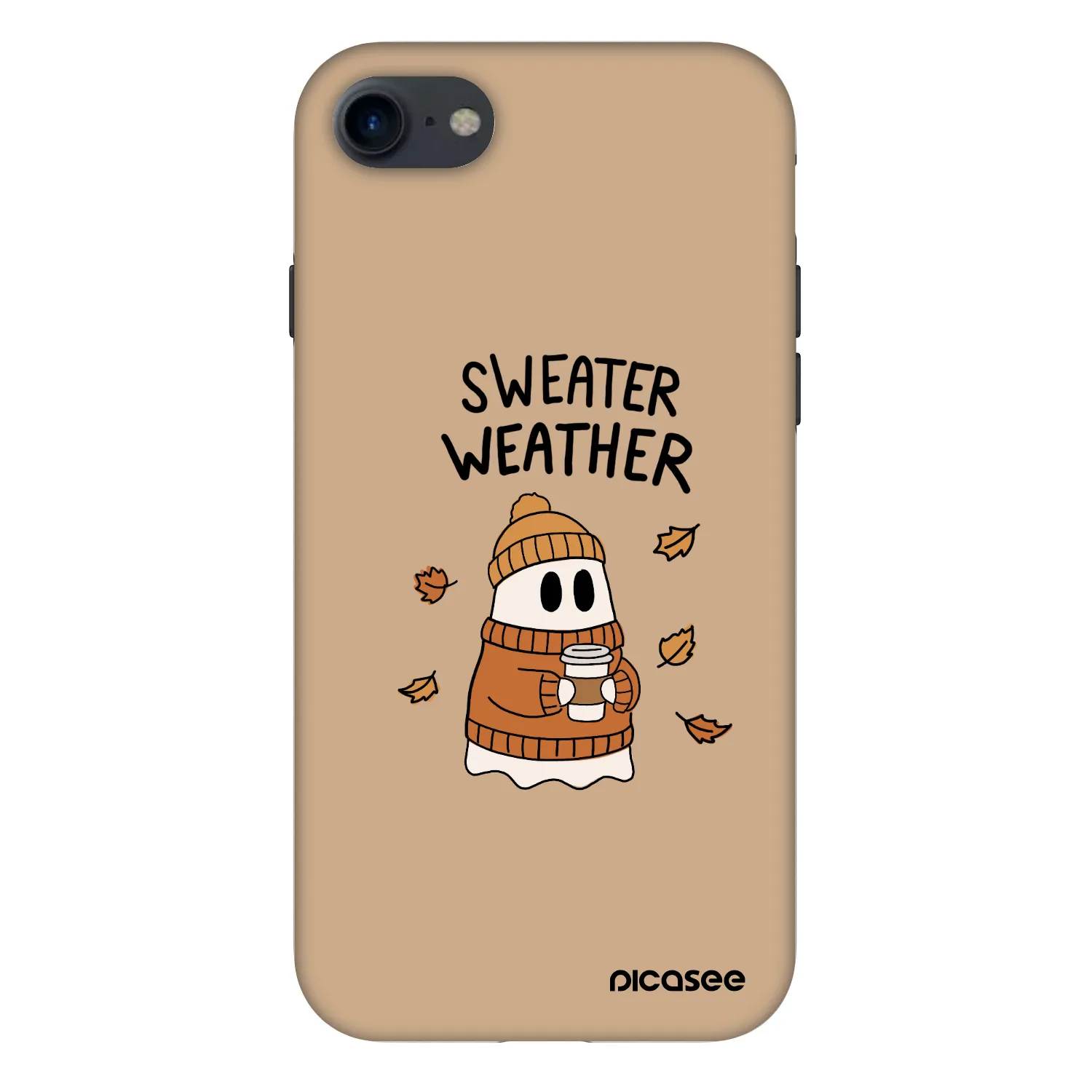 Picasee Fashion Case za Apple iPhone SE 2020 - Sweater ghost