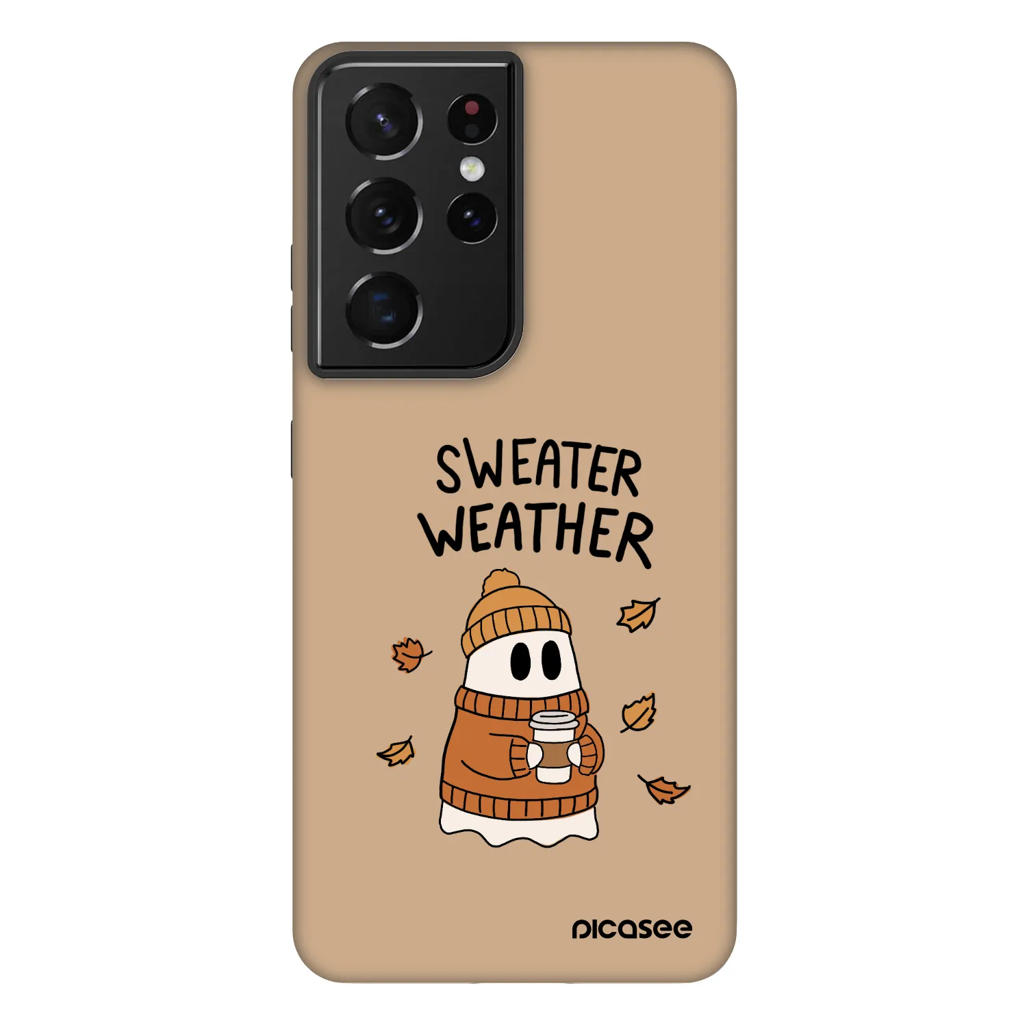 Picasee Fashion Case za Samsung Galaxy S21 Ultra 5G G998B - Sweater ghost