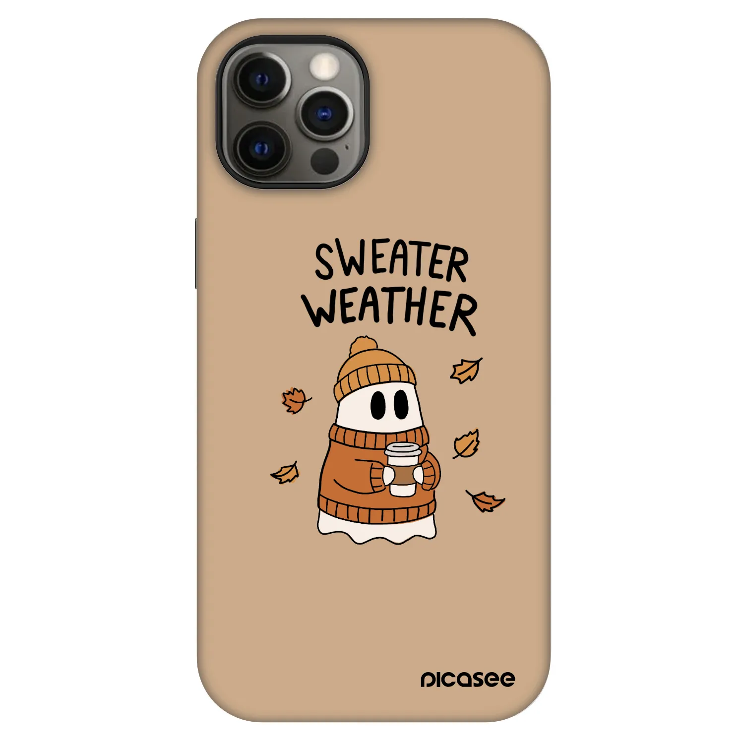 Picasee Fashion Case MagSafe za Apple iPhone 12 - Sweater ghost